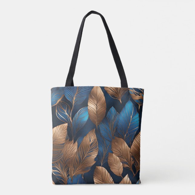 Bolso De Tela Elegante diseño de la naturaleza de la floración a (Reverso)