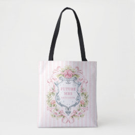 Bolso De Tela Elegante Escudo floral | Futura Sra.
