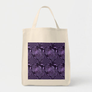 Bolso De Tela Elegante Espuma Líquida Real Púrpura