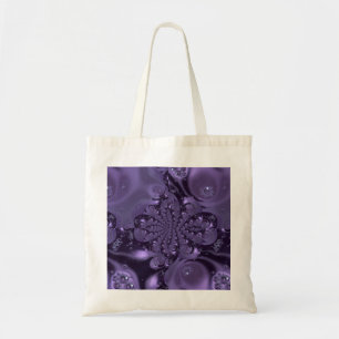 Bolso De Tela Elegante Espuma Líquida Real Púrpura
