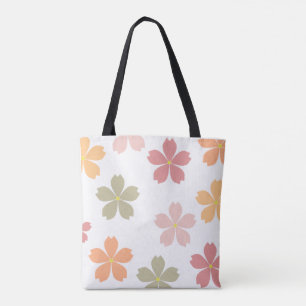Bolso De Tela Elegante estética floral jumbo tote