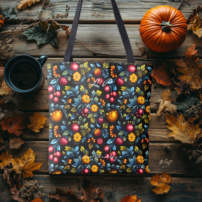 Bolso De Tela Elegante estilo Khokhloma con toque moderno  (Subido por el creador)