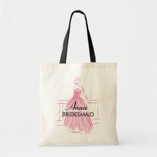 Bolso De Tela Elegante fiesta de novias con traje personalizado