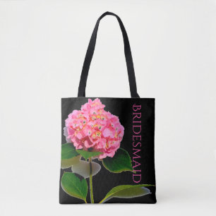 Bolso De Tela Elegante Flor rosa rosa rosa de hormigón rosa flor