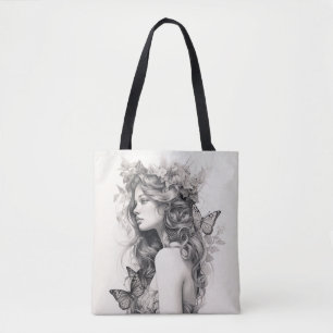 Bolso De Tela Elegante Foto Personalizada de Parejas Modernas