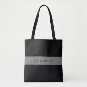 Bolso De Tela Elegante Guión Editable Nombre comercial/otro text