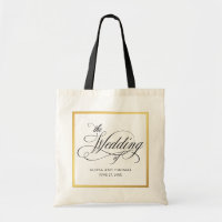 Elegante guión florece Boda personalizado