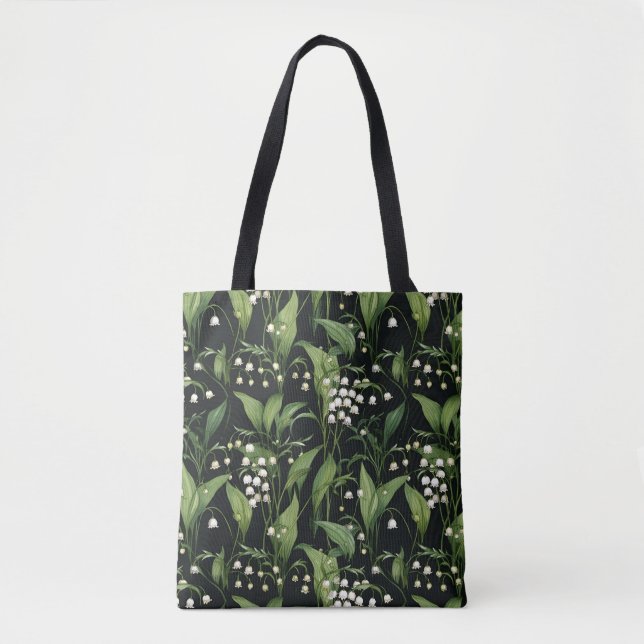 Bolso De Tela Elegante Lilly del patrón del valle (Anverso)