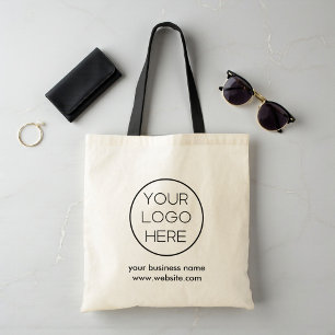 Bolso De Tela Elegante logotipo de negocios de Personalizado Min