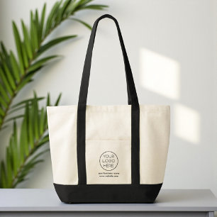 Bolso De Tela Elegante logotipo de negocios de Personalizado Min