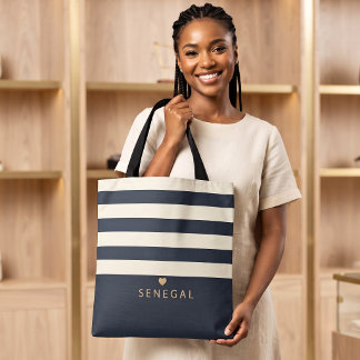 Bolso De Tela Elegante lugar favorito de Senegal Monograma perso