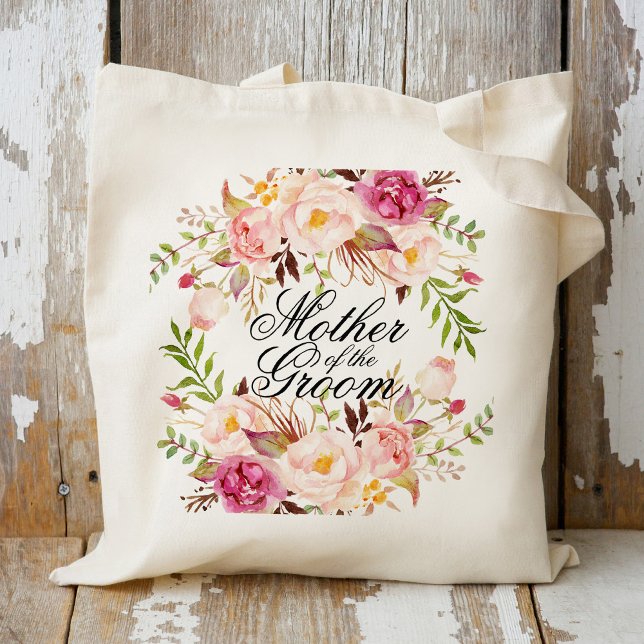 Bolso De Tela Elegante madre floral rústica del Groom (Subido por el creador)