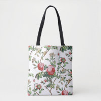 Elegante Moda Vintage Rosa Floral