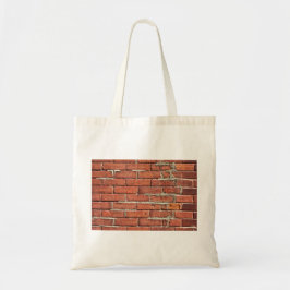 Bolso De Tela Elegante muro urbano de ladrillo rojo