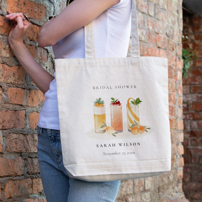 Bolso De Tela Elegante Naranja de cócteles de fruta dulce ducha  (Subido por el creador)