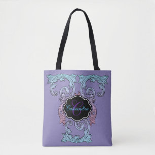Bolso De Tela Elegante, ornamentado personalizado vintage victor