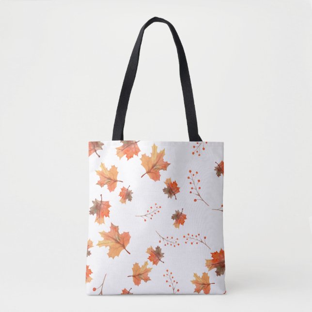 Bolso De Tela Elegante otoño blanco de otoño (Anverso)