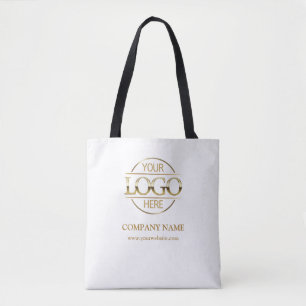 Bolso De Tela Elegante promoción del logotipo de la White Busine