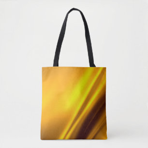 Bolso De Tela Elegante rayado de satén dorado