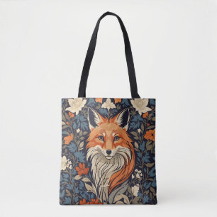 Bolso De Tela Elegante Red Fox Face Woodland Wildlife