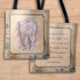 Bolso De Tela Elegante regalo odontológico antiguo de moda