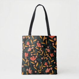 Bolso De Tela Elegante retrete floral Tote Bag