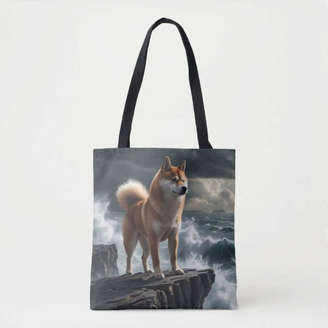Bolso De Tela Elegante Shiba Inu Tote Bag (Anverso)