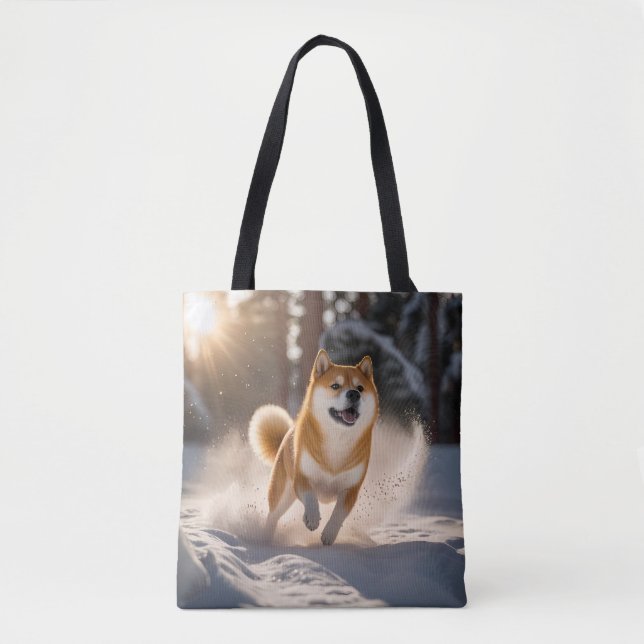 Bolso De Tela Elegante Shiba Inu Tote Bag (Anverso)