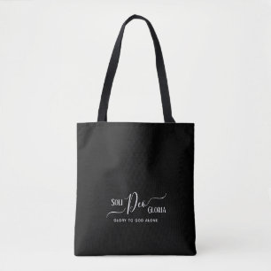 Bolso De Tela Elegante SOLI DEO GLORIA Personalizada 