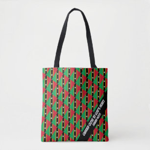 Bolso De Tela Elegante ST KITTS NEVIS FLAG Corazón de Dios Isaia