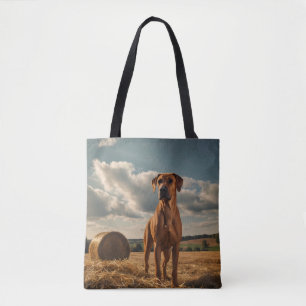 Bolso De Tela Elegante Tote Rhodesia Ridgeback Shoulder