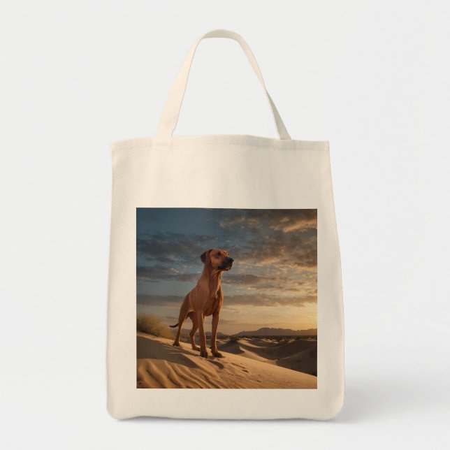 Bolso De Tela Elegante Tote Rhodesian Ridgeback (Frente)