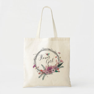 Bolso De Tela Elegante y moderno chica florido floral