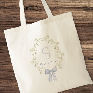 Bolso De Tela Elegante y personalizada empleada inicial de honor