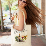 Bolso De Tela Elegantes saludos para amar la acuarela temática d<br><div class="desc">Eleva tu ducha de novia con la bolsa de tocador Elegante para amar la acuarela temática del vino, mostrando un diseño de acuarela elegante y una caligrafía de moda. Este versátil tote es ideal para una ducha nupcial o un favor nupcial, diseñado para celebraciones enológicas o para la celebración de...</div>