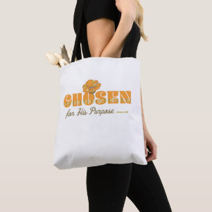 Bolso De Tela Elegida Para Su Propósito Cristiano Retro 