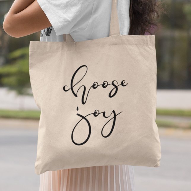 Bolso De Tela Elegir alegría (Subido por el creador)