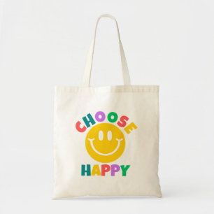 Bolso De Tela Elegir feliz