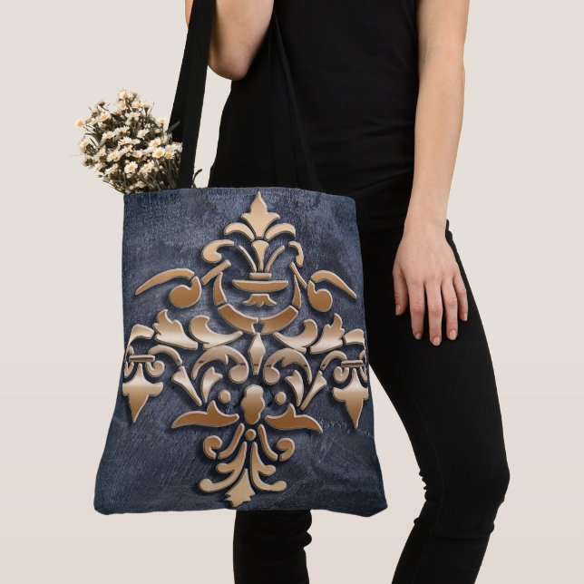 Bolso De Tela Elemento de oro del estilo barroco (Detalle)