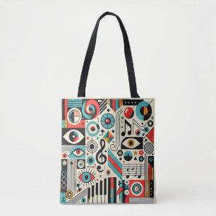 Bolso De Tela Elementos musicales y artísticos