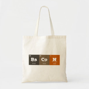 Bolso De Tela Elementos químicos de tabla periódica de química