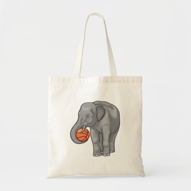 Bolso De Tela Elephant Baloncesto (Frente)