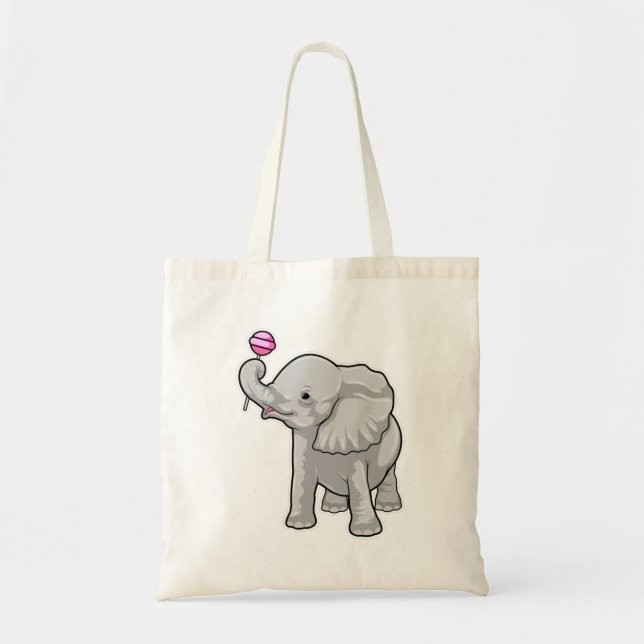 Bolso De Tela Elephant Lollipop (Frente)