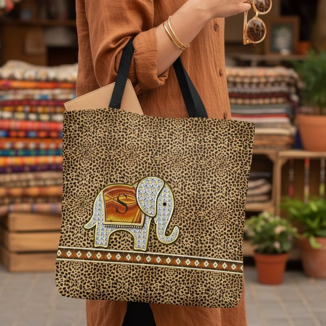 Bolso De Tela Elephant Walk Monograma Cheetah ID390 (Subido por el creador)