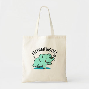 Bolso De Tela Elephantastic Funny Elephant Pun