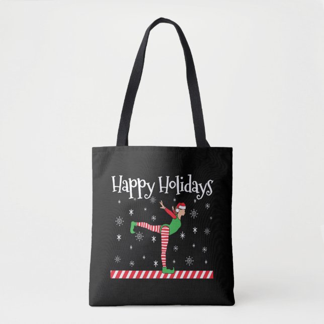 Bolso De Tela Elf, Navidades de gimnasia chicas (Anverso)
