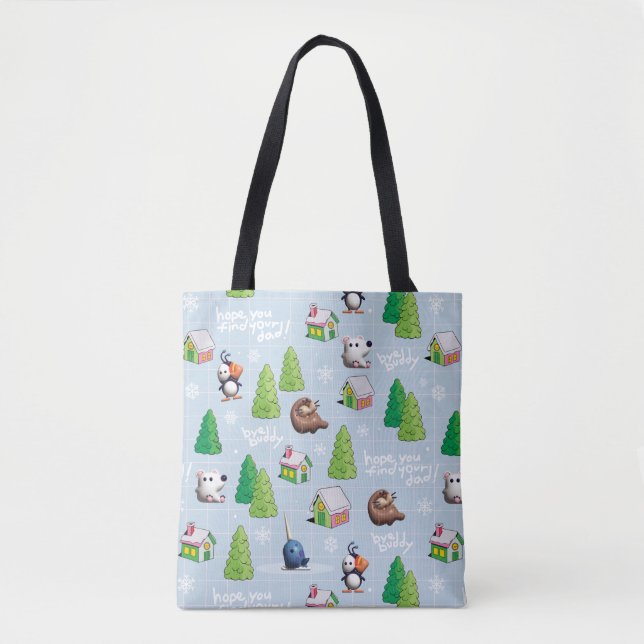 Bolso De Tela Elf the Movie | Bye Buddy Hope You Find Your Dad (Anverso)
