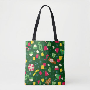 Bolso De Tela Elf the Movie Candy Pattern