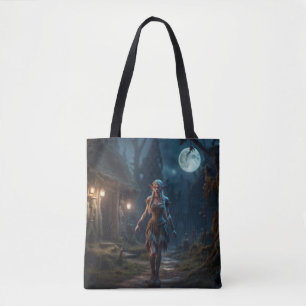 Bolso De Tela Elf Village Tote Bag