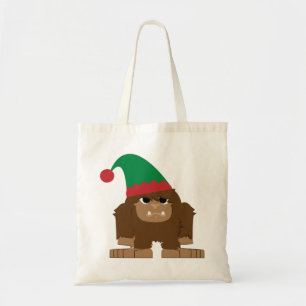 Bolso De Tela Elfo de Navidad Sasquatch Lindo